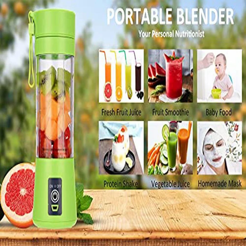 ABS Portable USB Juicer Bottle Blender, 380ml